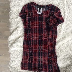 BCBG plaid long sleeve